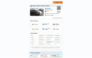 Vzorová Zpráva o historii vozidla autoDNA - miniatura