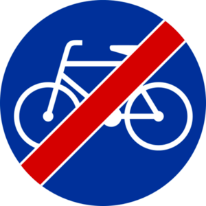 C 8b Konec stezky pro cyklisty