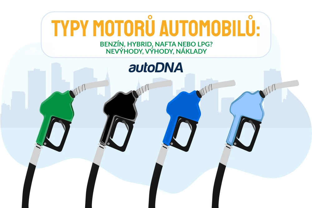 Typy motorů automobilů benzín, hybrid, nafta nebo LPG Nevýhody, výhody, nakłady
